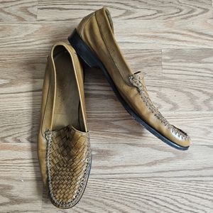 Tan loafers